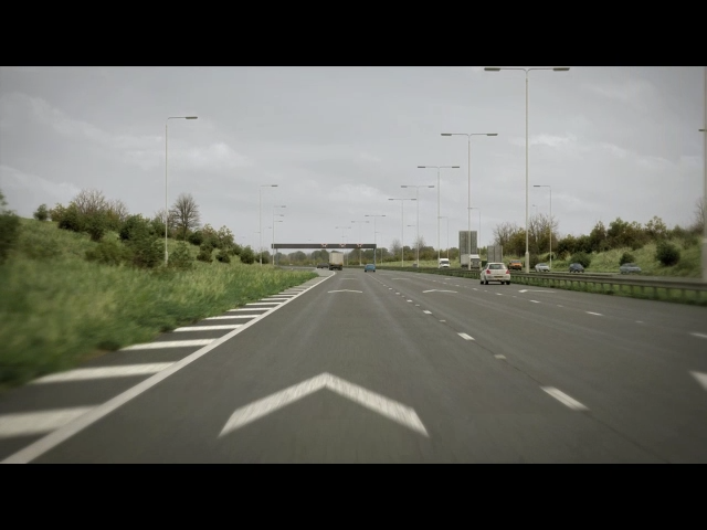 Hazard perception premium clip 12 &mdash; road scene preview