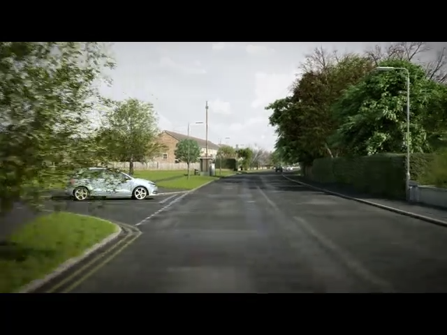 Hazard perception premium clip 24 &mdash; road scene preview