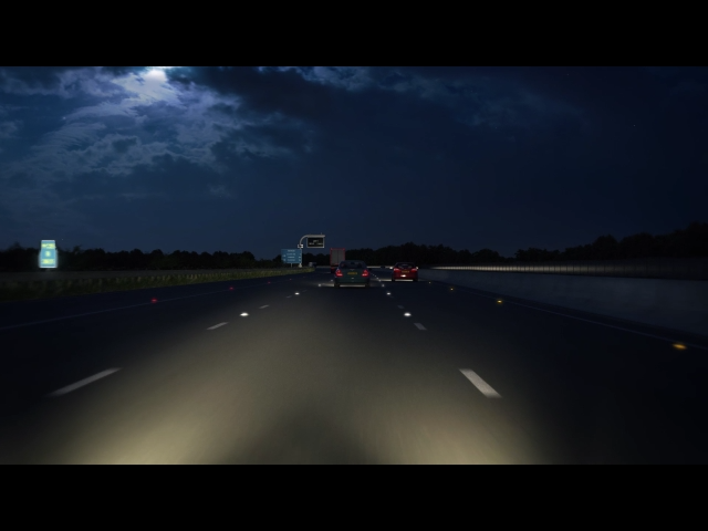 Hazard perception premium clip 28 &mdash; road scene preview
