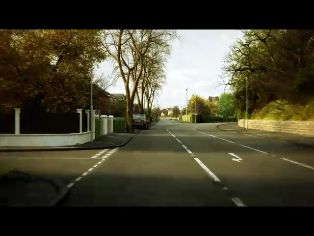 Hazard perception premium clip 3 &mdash; road scene preview