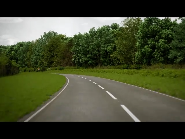 Hazard perception premium clip 30 &mdash; road scene preview