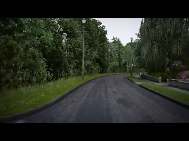 Hazard perception premium clip 33 &mdash; road scene preview