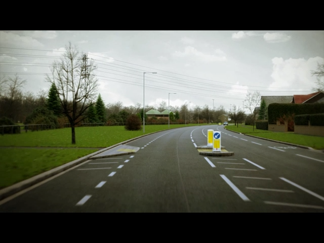 Hazard perception premium clip 7 &mdash; road scene preview