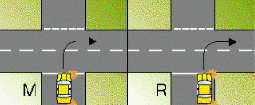 Traffic Lights Lanes question illustration