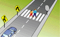 Pedestrians question illustration