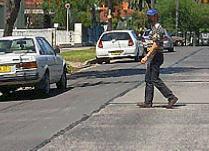 Pedestrians question illustration